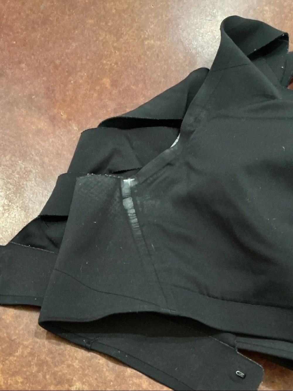 lululemon athletica Black V‑Neck Seamless Sports Bralette